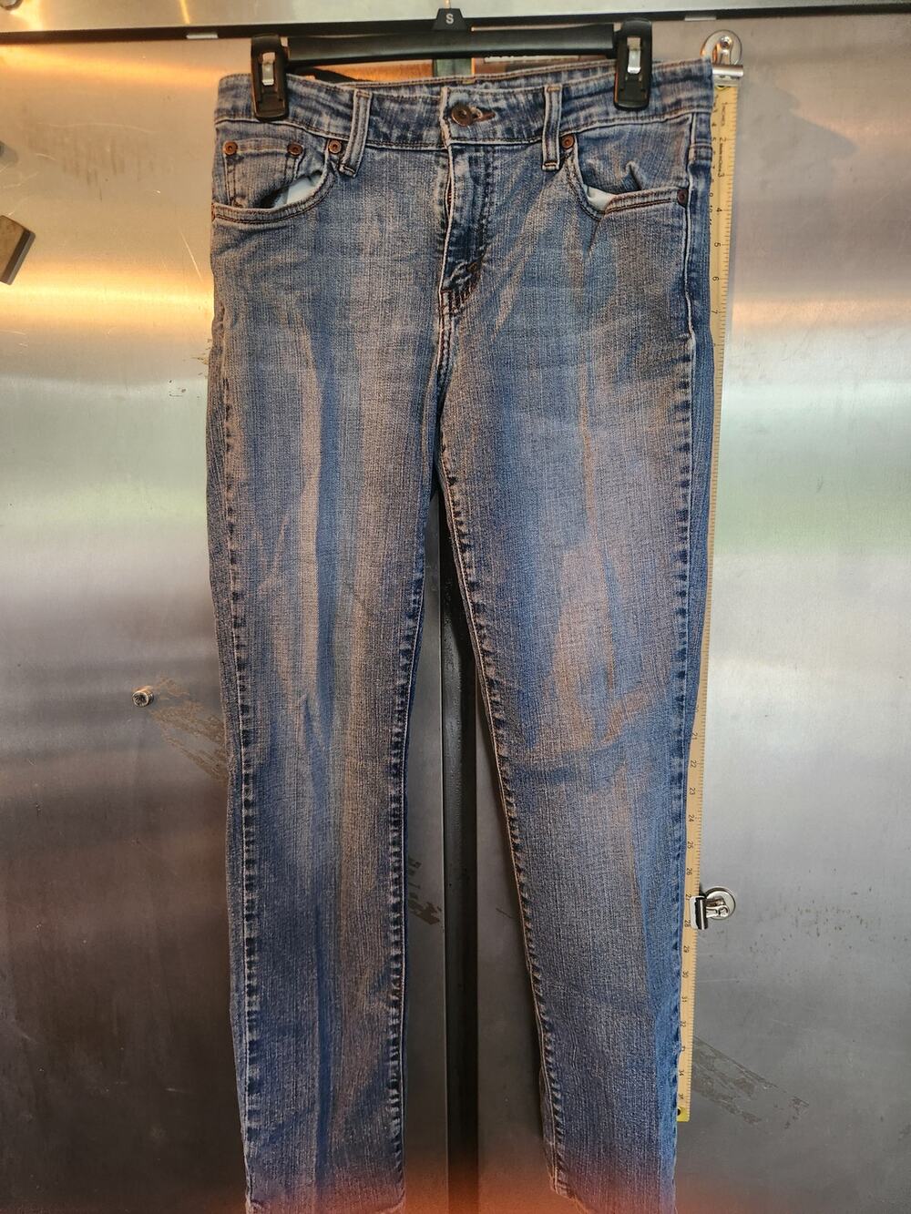 Levi's The Original Jean Women's Size S Mid Rise Skinny Dark Wash
